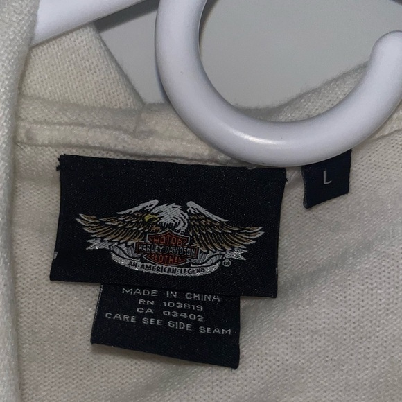 Harley Davidson women’s Y2K soft vintage hoodie sweater - Picture 3 of 3